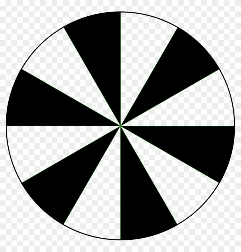 12 Segment Circle Black And White Png Clip Arts For - Black And White Circle Png #242297