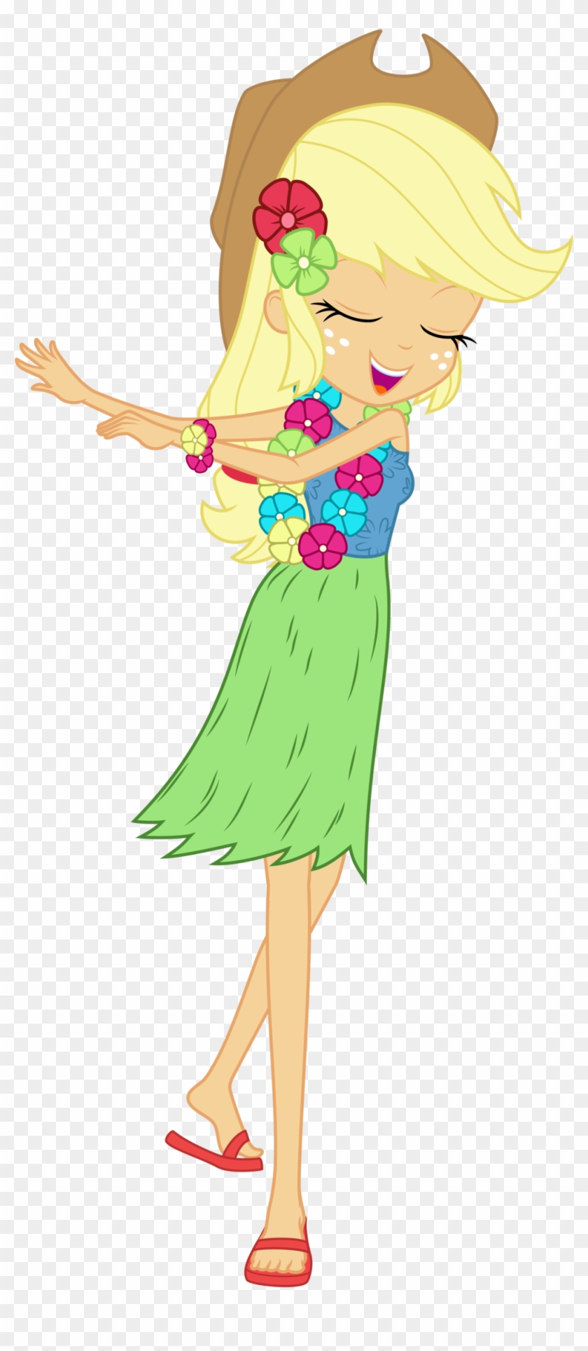 Pineapplejack By Thediscorded Pineapplejack By Thediscorded - Mlp Eg Belly Button Applejack #242399