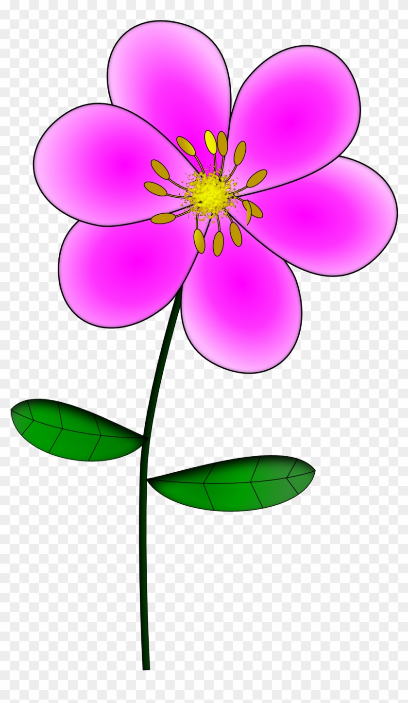 Flowers For Purple Hawaiian Flowers Clip Art Hanslodge - Hình Bông Hoa Nhỏ #242456