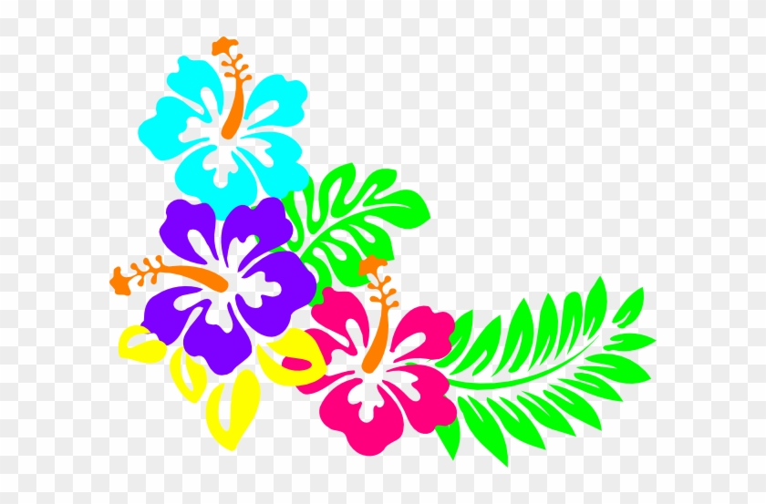 How To Set Use Hibiscus 9611 Svg Vector - Black And White Hawaiian Flowers Clipart #242481