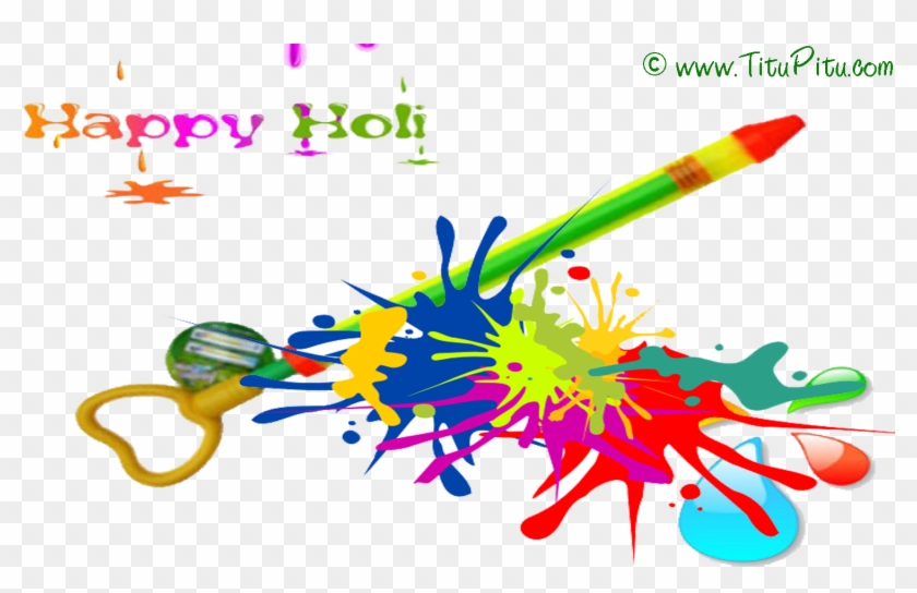 Holi Pichkari Free Download Png - Holi Png #242659
