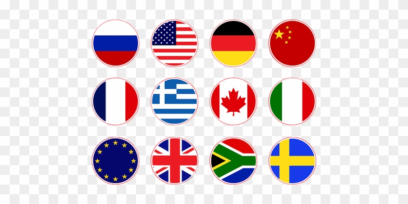 Flags Russia Usa Germany China France Gree - Progressive Conservative Party Of Canada #242882