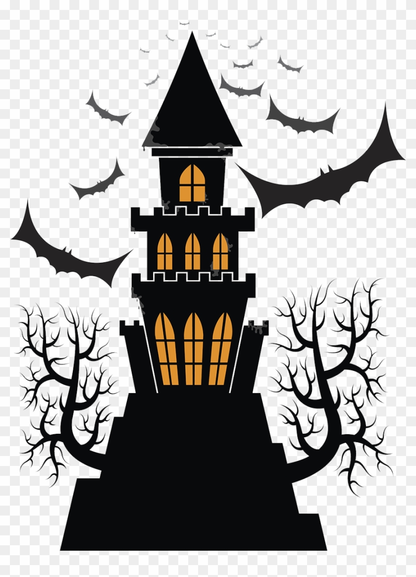 Frankenstein Castle Halloween Clip Art - Frankenstein Castle Halloween Clip Art #243021