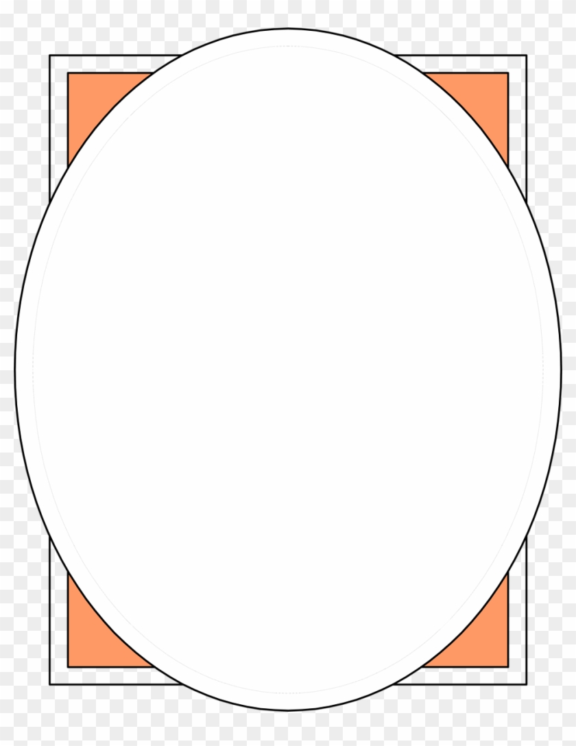 Oval Frame Clip Art Clipart - Circle #243531