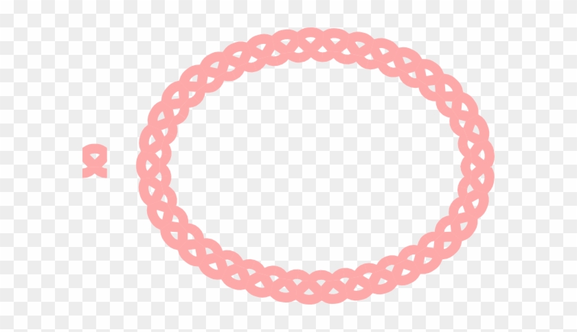 Blush Colored Rope Frame Clip Art At Clker - Celtic Knot Border #243612