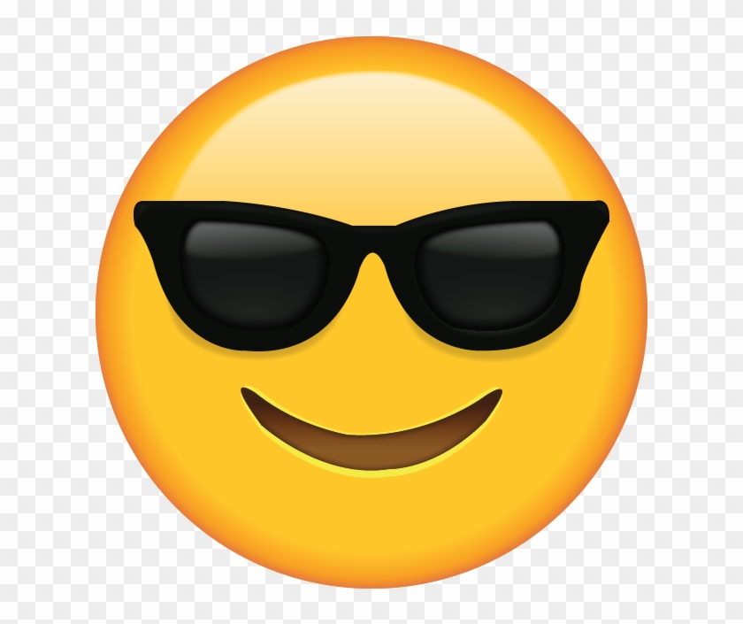 Cool Clipart Emoji - Sunglasses Emoji #243926