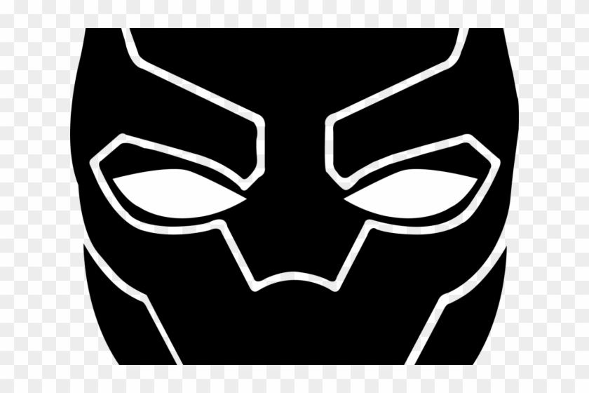 Black Panther Clipart Face - Black Panther Clipart Face #1555163