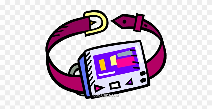 Beeper On A Belt Royalty Free Vector Clip Art Illustration - Beeper On A Belt Royalty Free Vector Clip Art Illustration #1555364