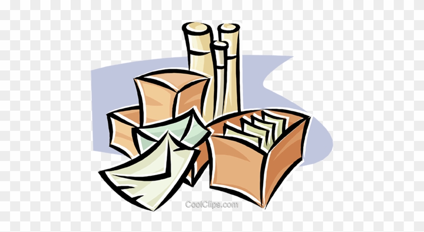 Shipping Packages Royalty Free Vector Clip Art Illustration - Shipping Packages Royalty Free Vector Clip Art Illustration #1555767