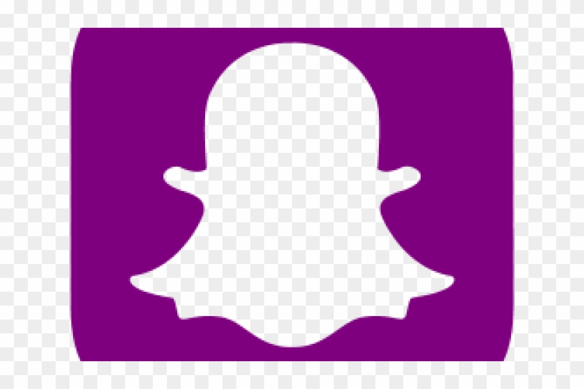 Snapchat Clipart Purple - Snapchat Clipart Purple #1557812
