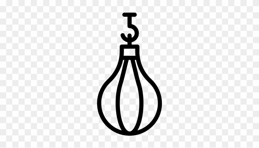 Punching Bag Vector - Punching Bag Vector #1558107