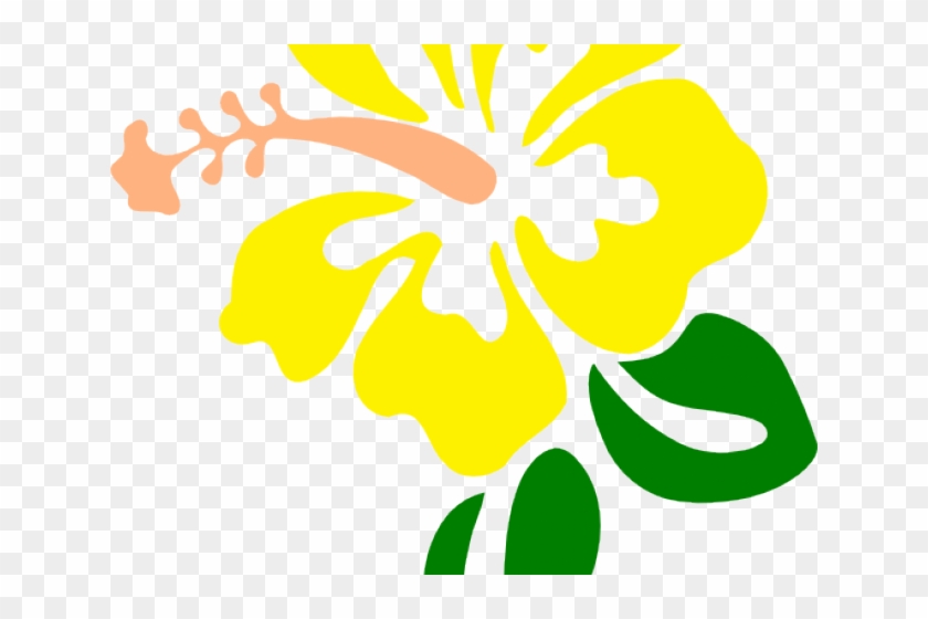 Yellow Clipart Hibiscus - Yellow Clipart Hibiscus #1558174