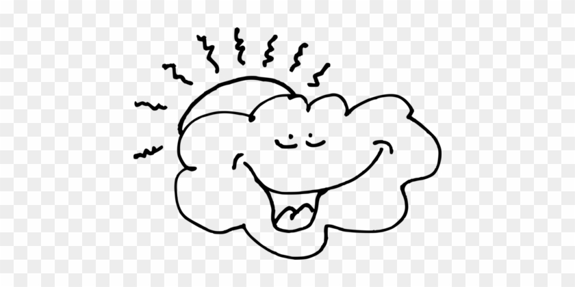 Cloud Black And White Rain Drawing Cartoon - Cloud Black And White Rain Drawing Cartoon #1558194