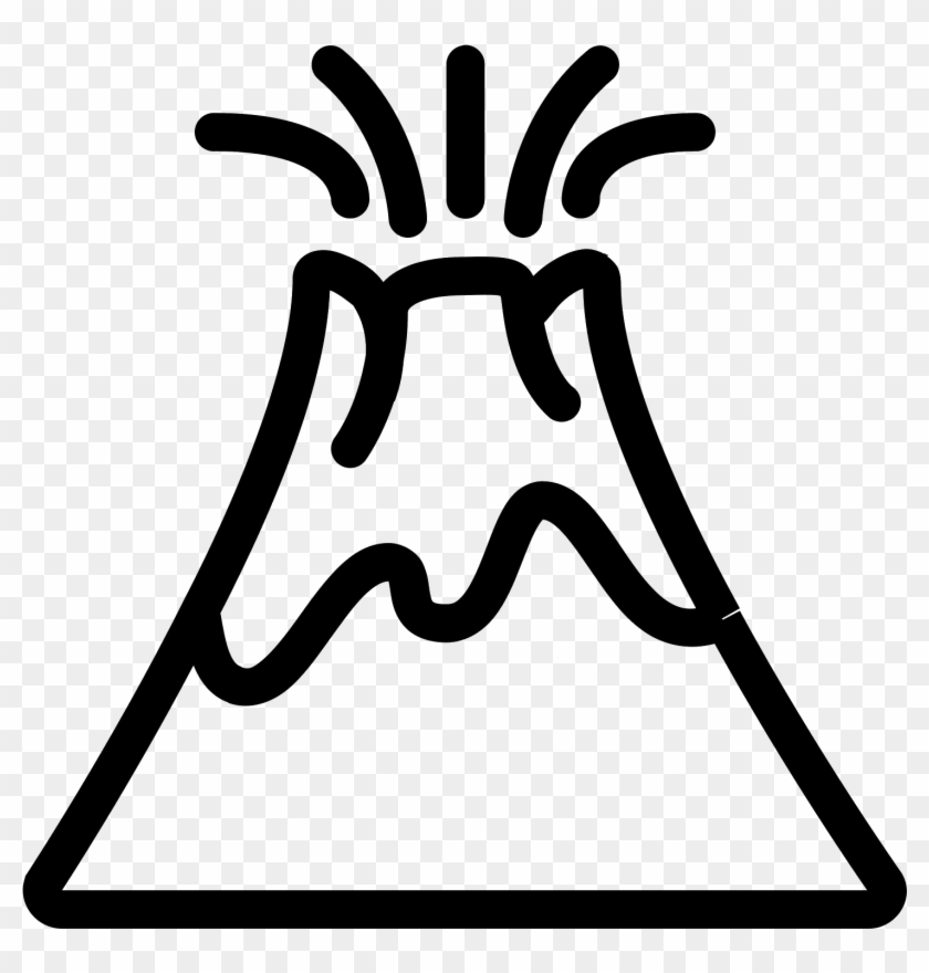 Volcano Clipart Icon - Volcano Clipart Icon #1558309