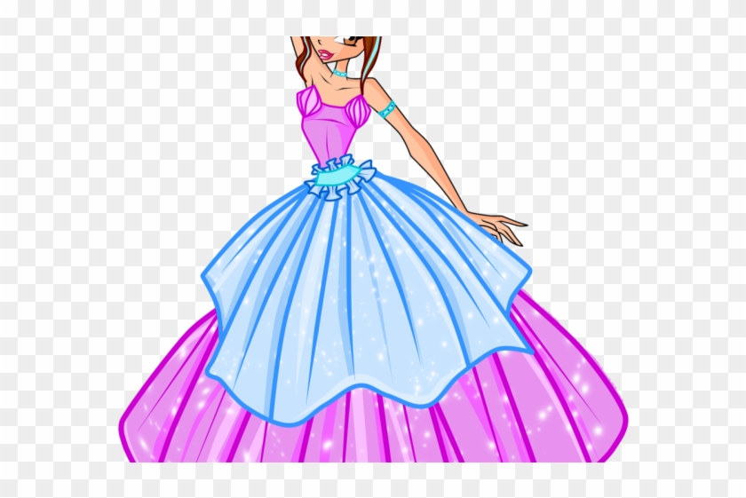 Pink Dress Clipart Anime Dress - Pink Dress Clipart Anime Dress #1558744