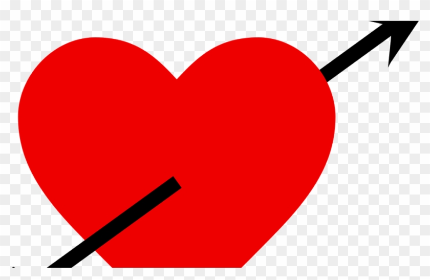 Heart Drawing Arrow Clip Art - Heart Drawing Arrow Clip Art #1558746