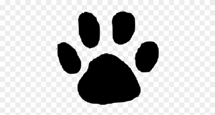 Jaguar Paw Print In Gold Clip - Jaguar Paw Print In Gold Clip #1560166