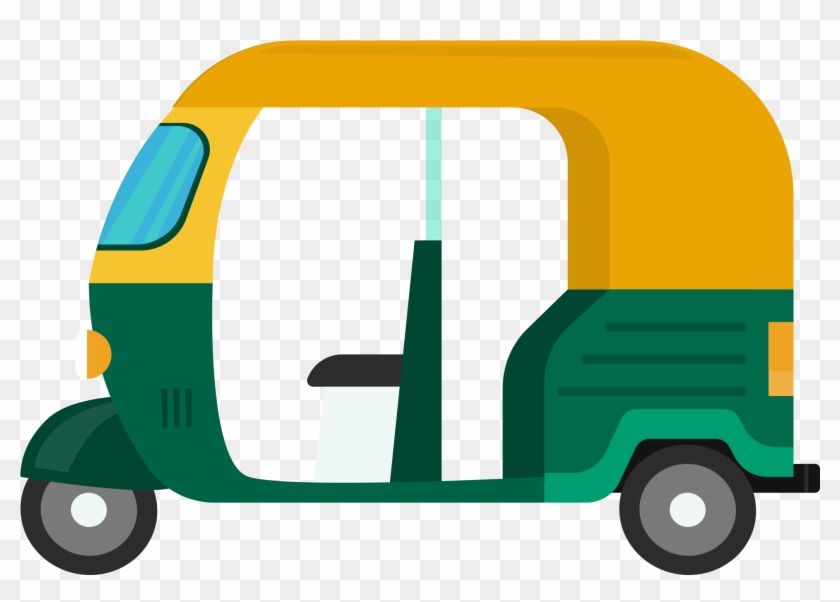 India Auto Rickshaw Clipart Image Png - India Auto Rickshaw Clipart Image Png #1560527