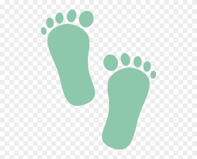 This Free Clip Arts Design Of Mint Green Foot Prints - This Free Clip Arts Design Of Mint Green Foot Prints #1561358