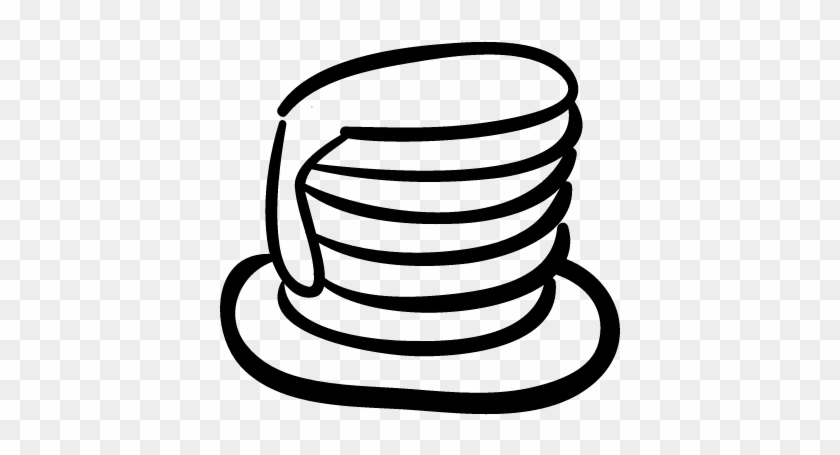Pancakes With Cream Vector - Pancakes With Cream Vector #1561685