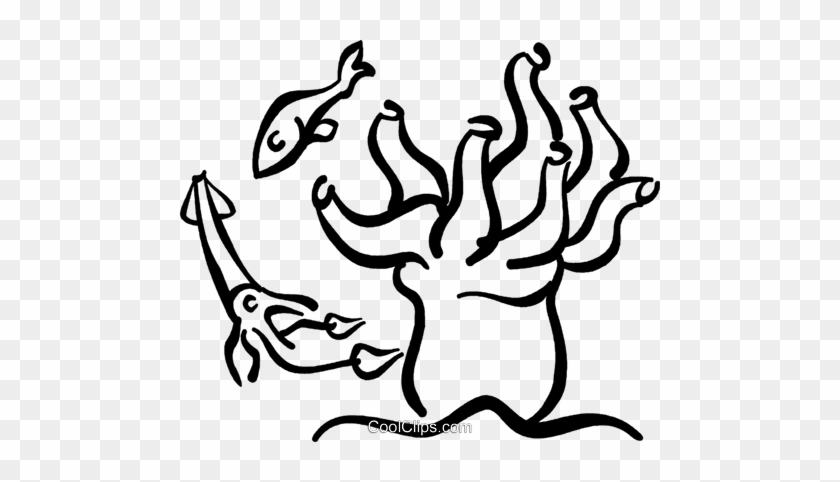 Sea Life Royalty Free Vector Clip Art Illustration - Sea Life Royalty Free Vector Clip Art Illustration #1562281