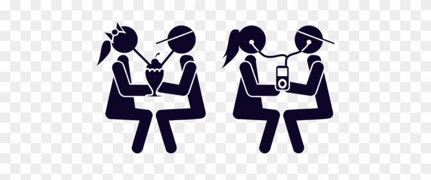 Couple On Date Vector Illustration Public Domain Vectors - Couple On Date Vector Illustration Public Domain Vectors #1563085