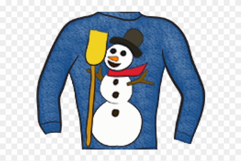 Snowman Clipart Sweater - Snowman Clipart Sweater #1563344