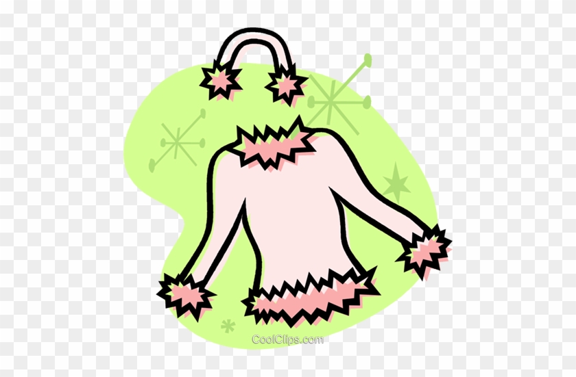 Clothes, Sweater Royalty Free Vector Clip Art Illustration - Clothes, Sweater Royalty Free Vector Clip Art Illustration #1563371