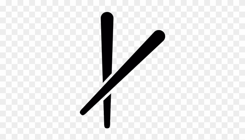 Two Crossed Chopsticks From Japan Vector - Two Crossed Chopsticks From Japan Vector #1563523