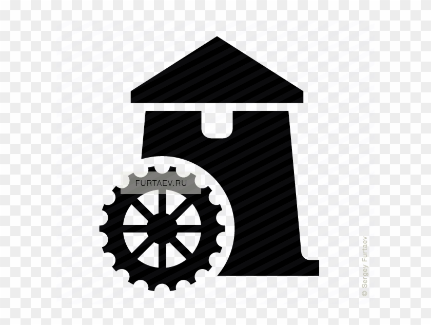 Water Mill Icon Clipart Watermill Clip Art - Water Mill Icon Clipart Watermill Clip Art #1564135