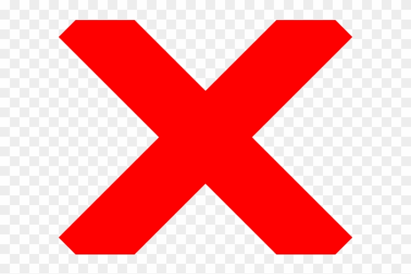Red Cross Clipart Wrong Answer - Red Cross Clipart Wrong Answer #1564174