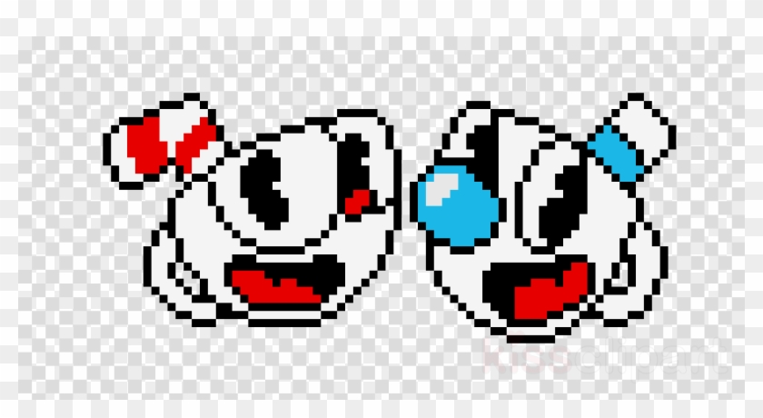 Hama Beads Cuphead Clipart Cuphead Pixel Art Bead - Hama Beads Cuphead Clipart Cuphead Pixel Art Bead #1564965