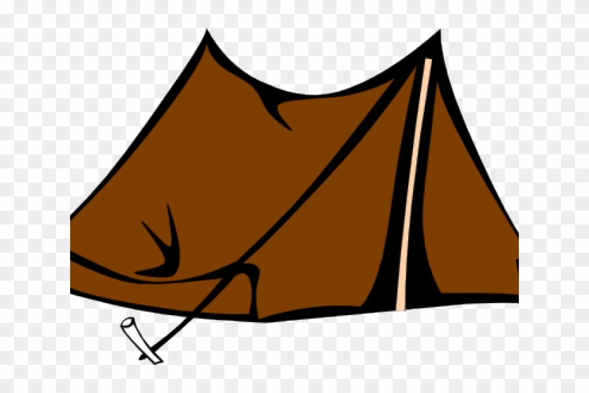 Brown Clipart Tent - Brown Clipart Tent #1565385