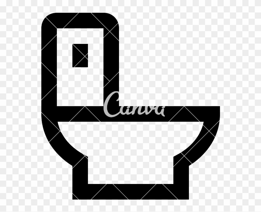Toilet Bowl Home Plumbing Icon - Toilet Bowl Home Plumbing Icon #1566581