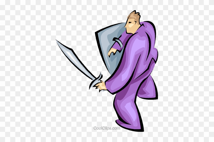 Sword, Fight Royalty Free Vector Clip Art Illustration - Sword, Fight Royalty Free Vector Clip Art Illustration #1566656
