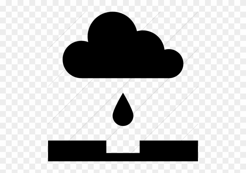 Iconathon Storm Water Icon Simple Black - Iconathon Storm Water Icon Simple Black #1566736