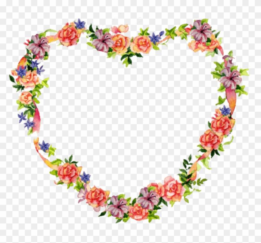 Flower Heart Clip Art - Flower Heart Clip Art #1567793