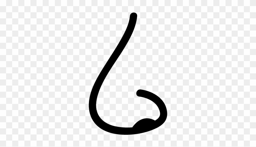 Nose Line Vector - Nose Line Vector #1567915