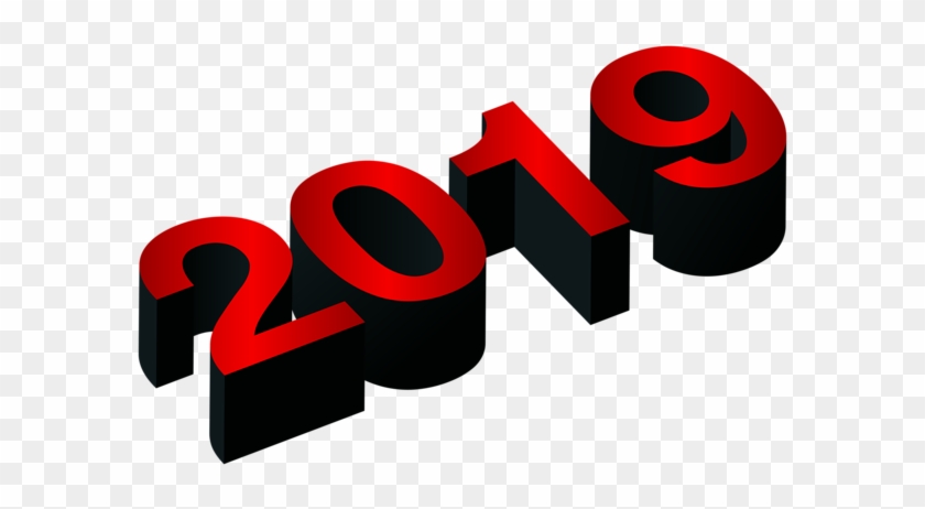2019 New Year Cartoon Art Font Element - 2019 New Year Cartoon Art Font Element #1568201