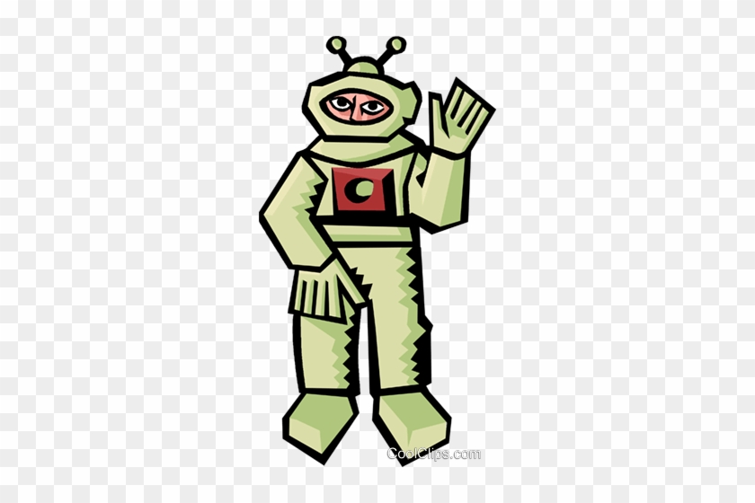 Space Astronaut Royalty Free Vector Clip Art Illustration - Space Astronaut Royalty Free Vector Clip Art Illustration #1568899