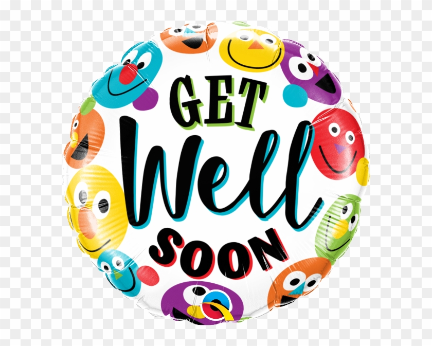 Get Well Soon Smileys Balloon - Get Well Soon Smileys Balloon #1569173