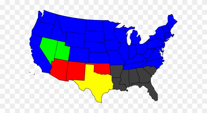 This Free Clip Arts Design Of United States Map With - This Free Clip Arts Design Of United States Map With #1569585