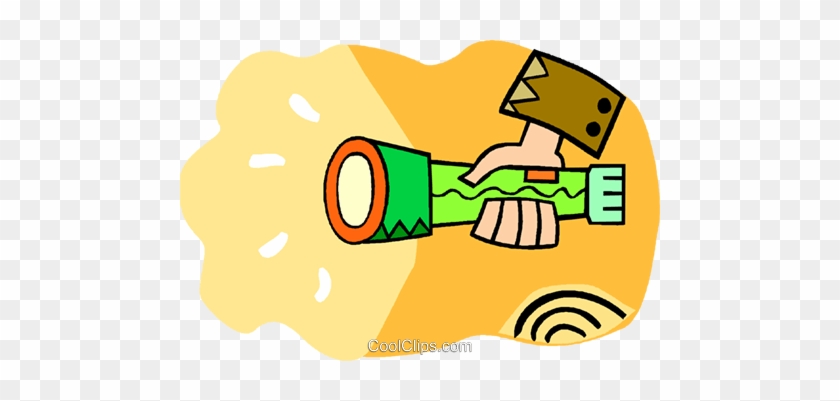 Flashlight Royalty Free Vector Clip Art Illustration - Flashlight Royalty Free Vector Clip Art Illustration #1570146