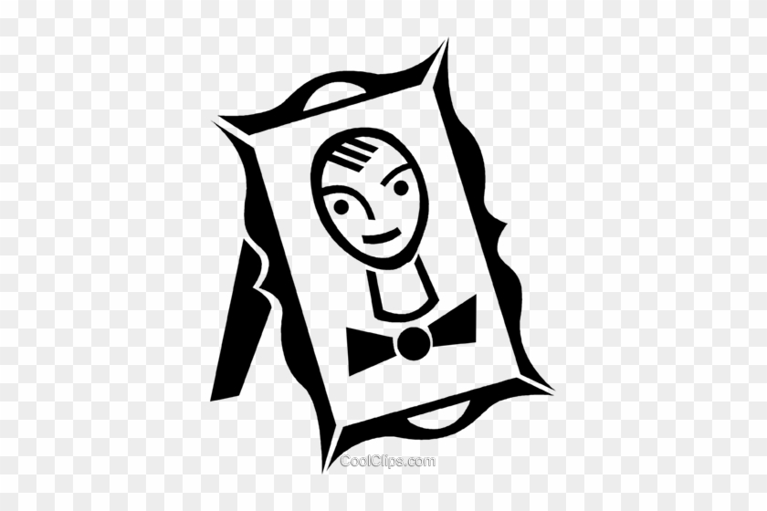 Picture Frame Royalty Free Vector Clip Art Illustration - Picture Frame Royalty Free Vector Clip Art Illustration #1571100