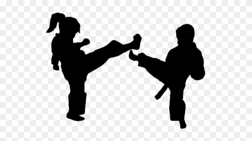 Martial Arts Clipart Black And White - Martial Arts Clipart Black And White #1571852