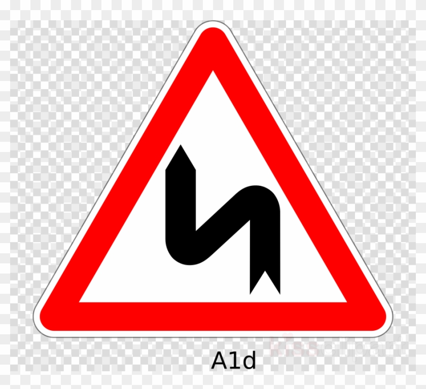 Download Double Bend Ahead Sign Clipart Road Signs - Download Double Bend Ahead Sign Clipart Road Signs #1572327