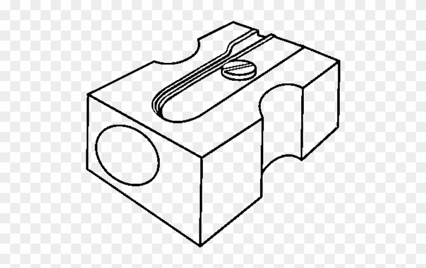 Pencil Sharpener Clipart Sketch - Pencil Sharpener Clipart Sketch #1573100