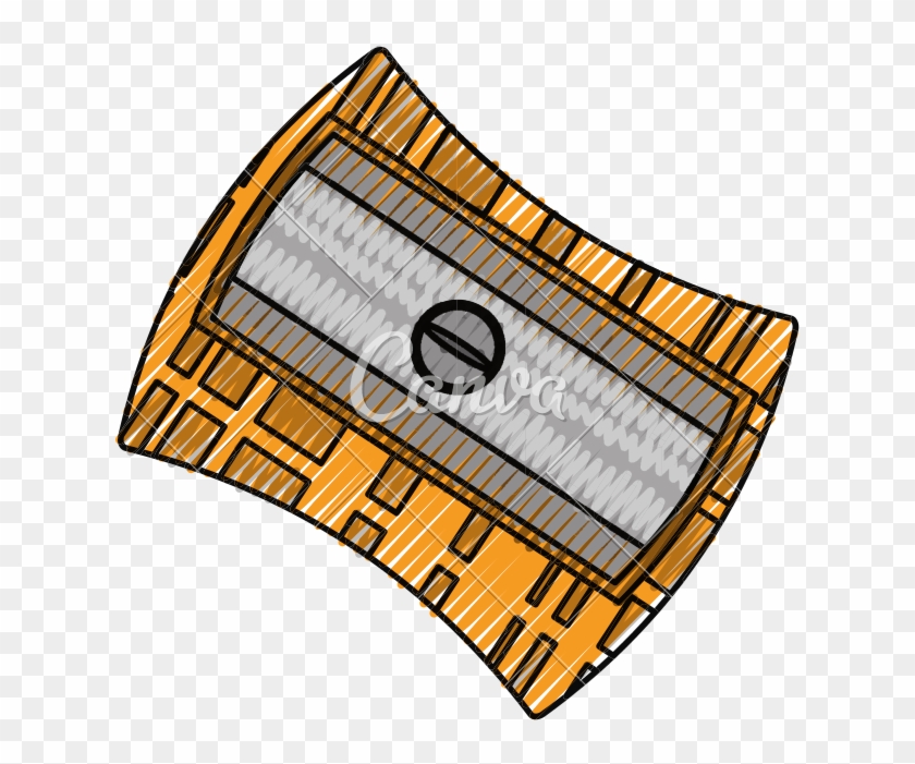 Pencil Sharpener Isolated Icon - Pencil Sharpener Isolated Icon #1573133