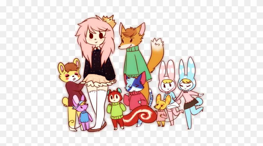 A Gaggle Of Cute Villagers By B00ya - A Gaggle Of Cute Villagers By B00ya #1573239