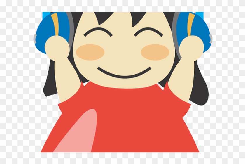 Headphones Clipart Girl - Headphones Clipart Girl #1574002
